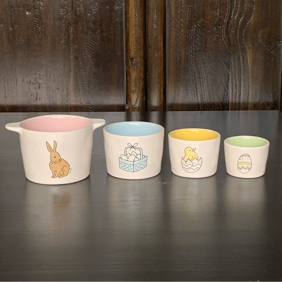 Rae Dunn 2023 Easter Measuring Cups Set - Picture 2 of 16